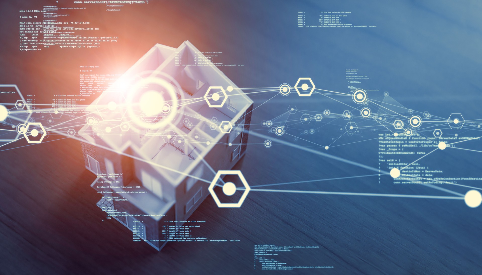 Concept de technologie de construction. Contech. Maison intelligente.